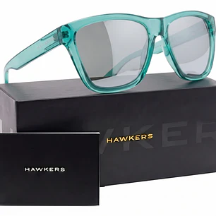 Lentes de Sol Hawkers One Ls LIFTR13 Celeste Gris Espejado Mujer - Talla 54mm