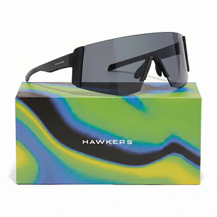 Lentes de Sol Deportivo Polarizado Hawkers Lynx Big Black Smoke Flash HLYB25BST0