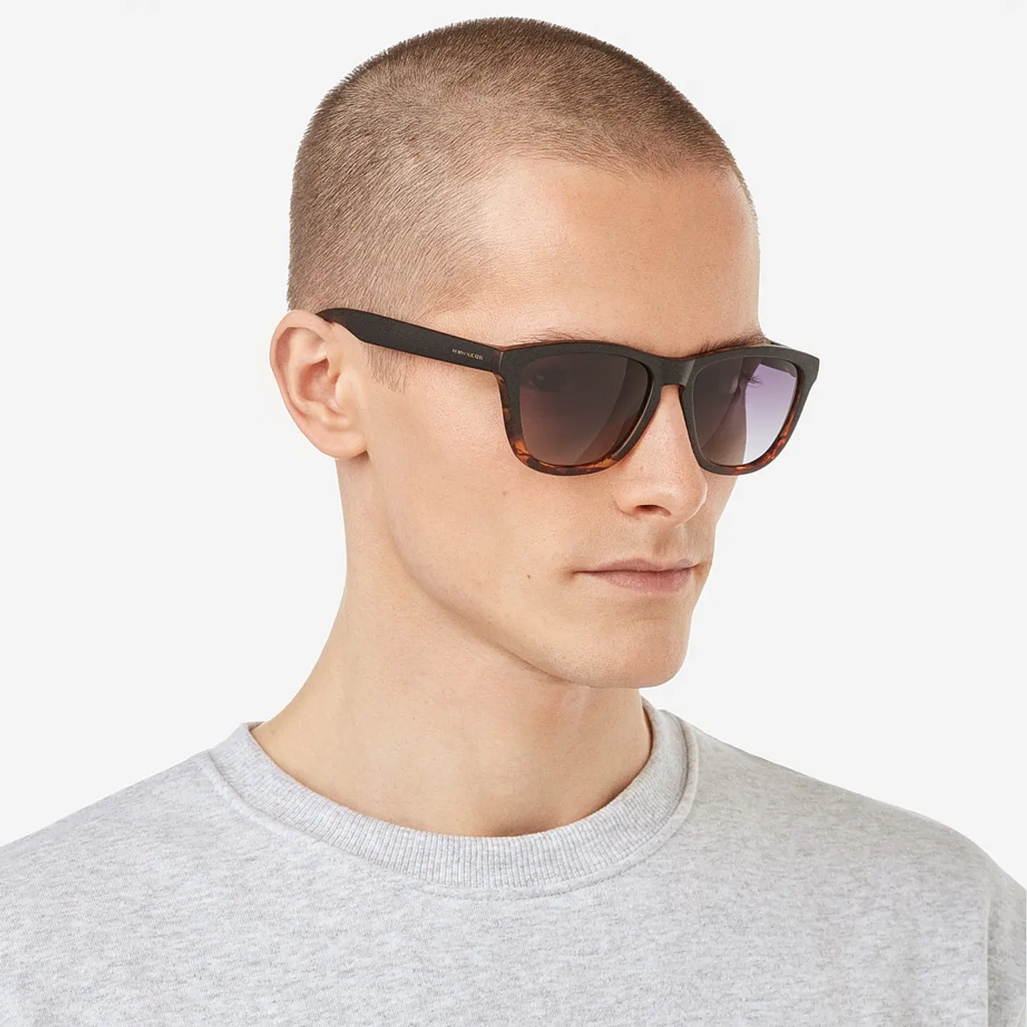 Lentes De Sol Polarizado Hawkers One Colt Black Carey Grey HOCL22BGTP - Talla 53mm 3