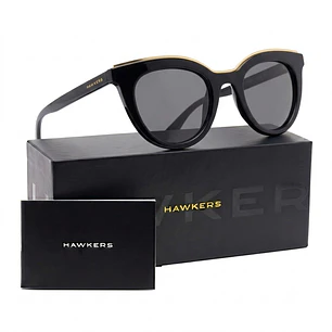 Lentes De Sol Polarizado Hawkers Bella Black Grey HBEL22BGTP - Talla 49mm