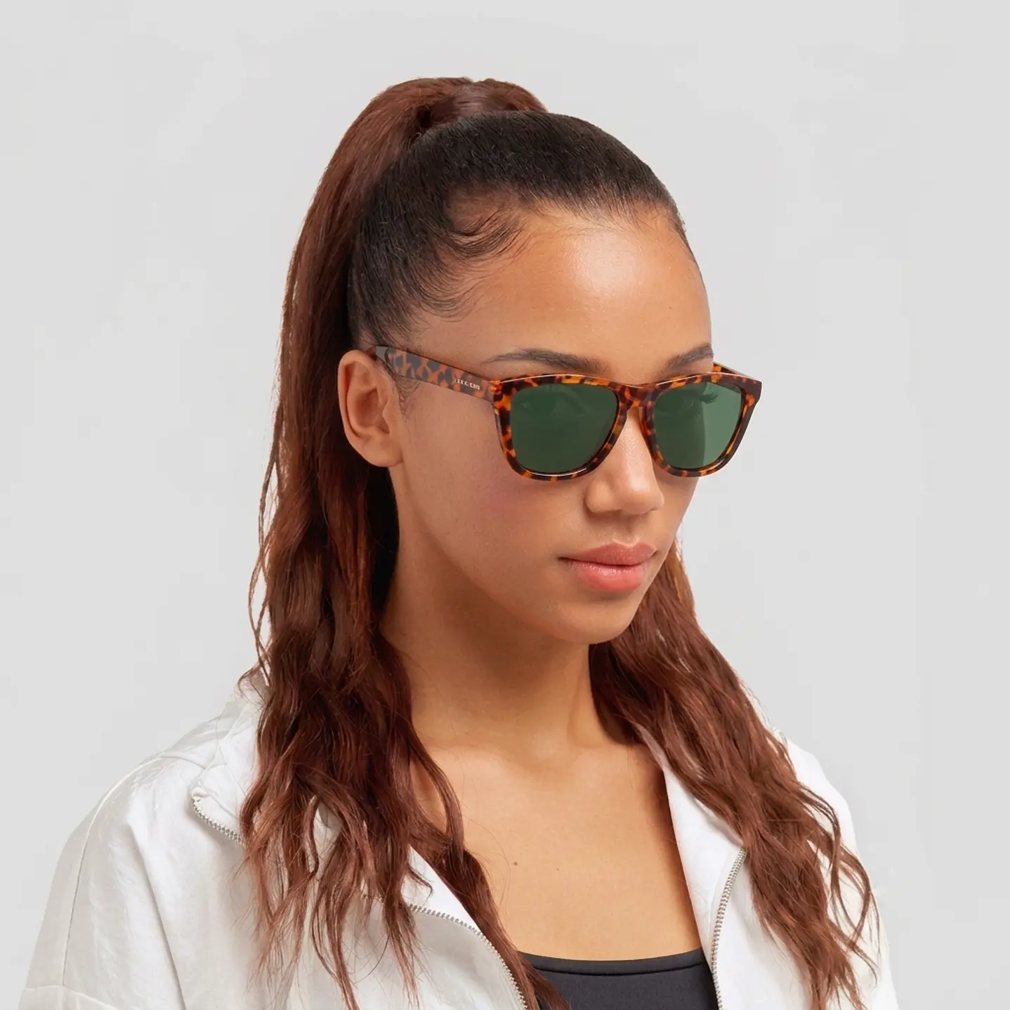 Lentes De Sol Polarizado Hawkers One Colt Carey Green HOCL22CEТР - Talla 53mm 2