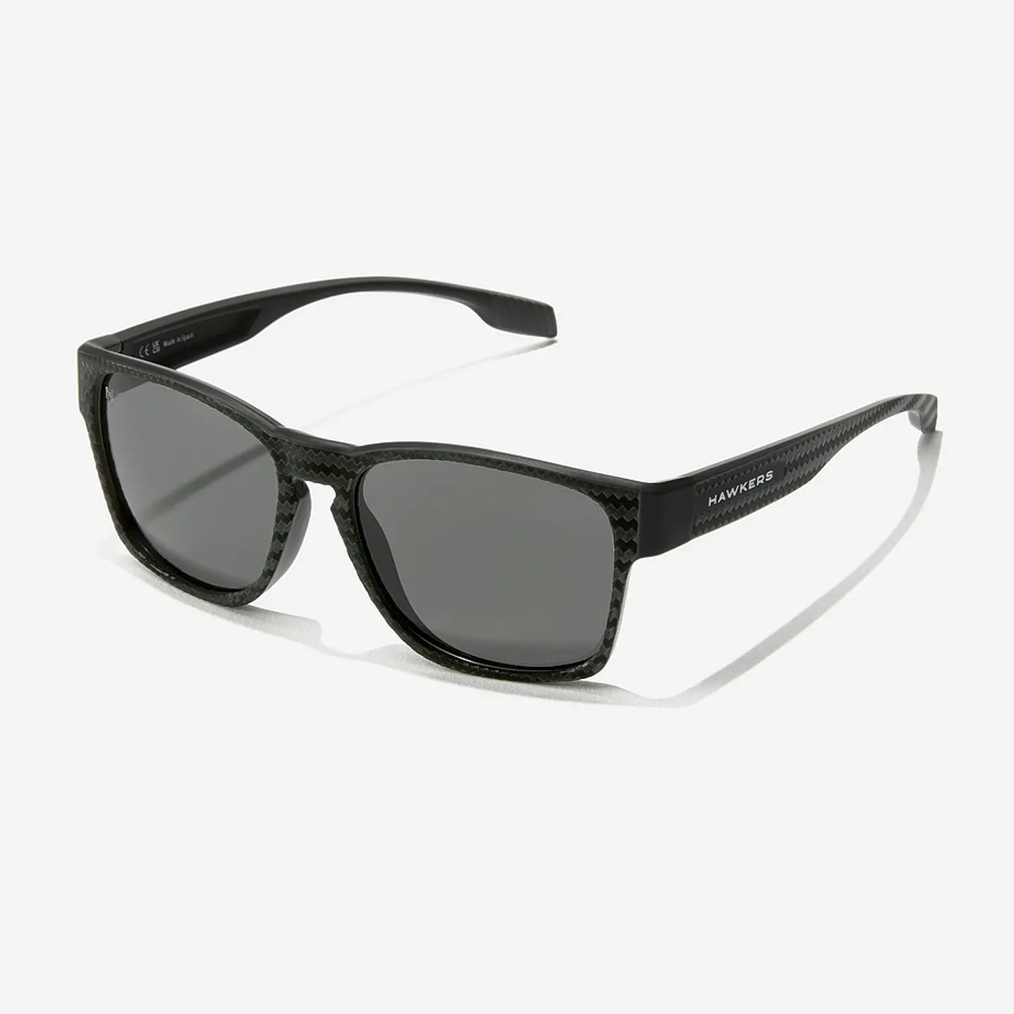 Lentes De Sol Polarizado Hawkers Core Raw Carbon Fiber Black Dark HCRA25NBTP - Talla 56mm 5