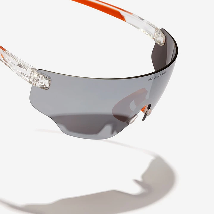 Lentes De Sol Deportivo Hawkers Speed Transparent Chrome HSPD24TST0 Unisex - Talla 45mm 7