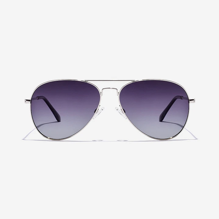 Lentes De Sol Polarizado Hawkers Hawk Silver Grey HHAW22SGMP - Talla 61mm 4