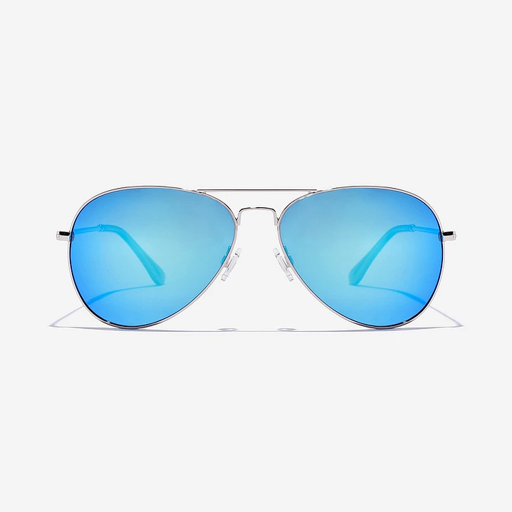 Lentes De Sol Polarizado Hawkers Hawk Silver Blue HHAW22SLMP - Talla 61mm 4