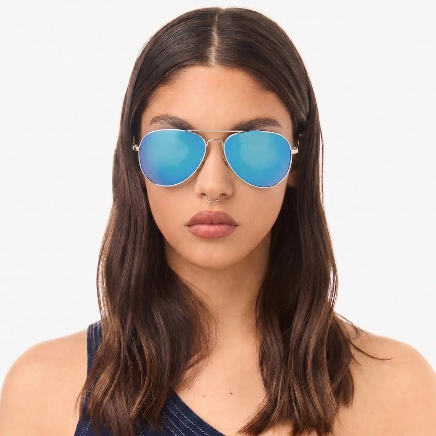 Lentes De Sol Polarizado Hawkers Hawk Silver Blue HHAW22SLMP - Talla 61mm 3