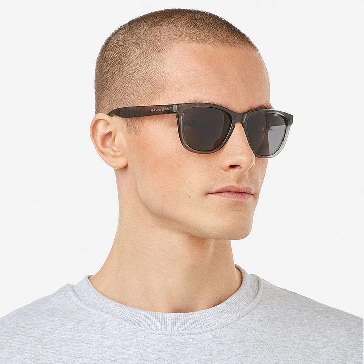 Lentes De Sol Hawkers One Raw Black Transparent Dark HONR22GBT0 - Talla 54mm 2