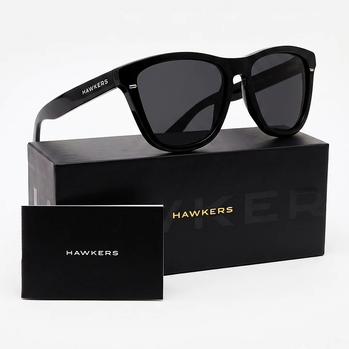 Lentes De Sol Hawkers Dark One Venm Hybrid VOTR01 - Talla 53mm 1
