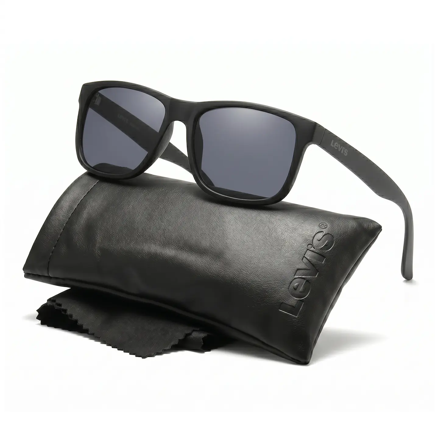 Lentes de Sol Levis Outlook X14082 Negro Unisex - Talla 53mm 1