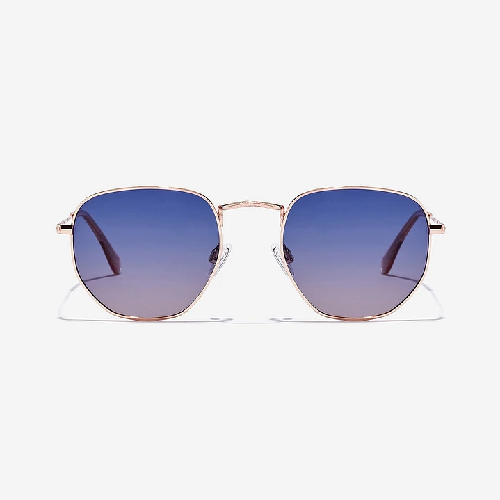 Lentes de Sol Polarizado Hawkers Sixgon Drive  Rose Gold Blue HSDR22KLMP - Talla 50mm 4