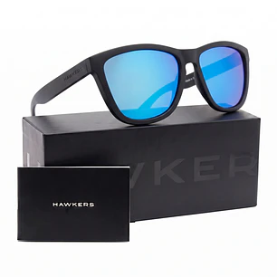 Lentes de Sol Polarizado One Raw Black Clear Blue HONR22BLTP