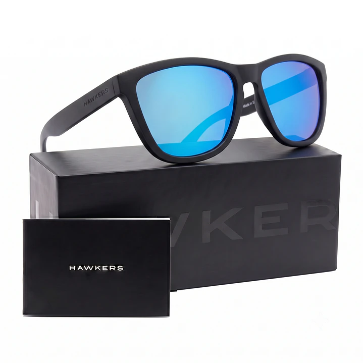 Lentes de Sol Polarizado One Raw Black Clear Blue HONR22BLTP 1