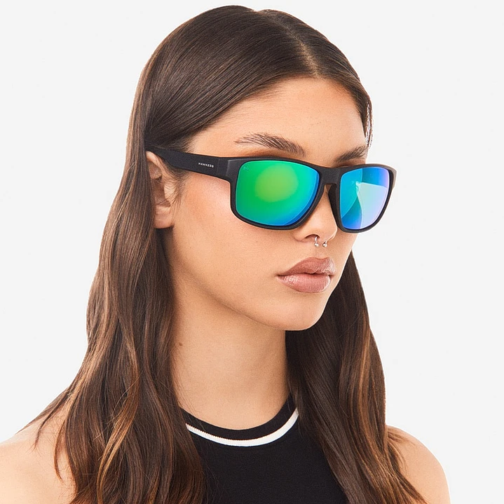 Lentes de Sol Hawkers Faster Raw Black Emerald HFRA22BFT0 - Talla 58mm 9