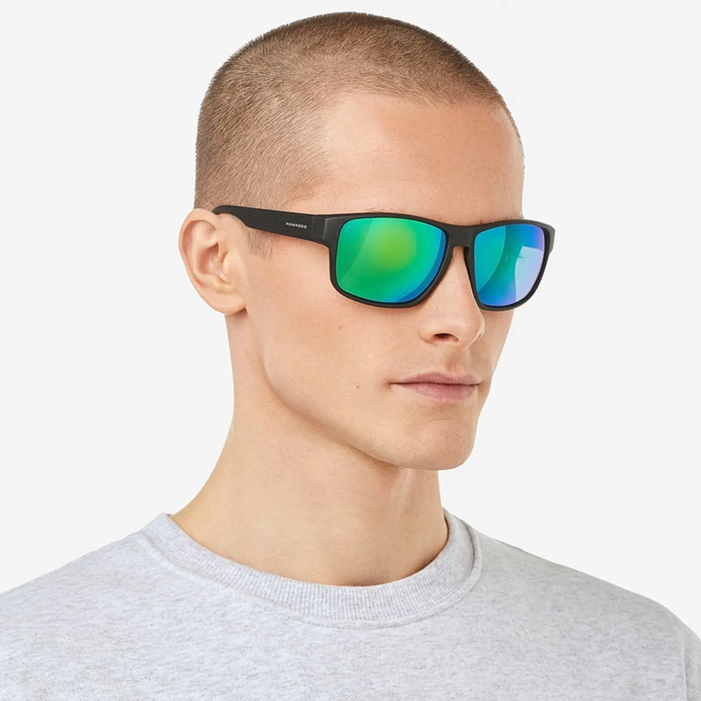 Lentes de Sol Hawkers Faster Raw Black Emerald HFRA22BFT0 - Talla 58mm 10