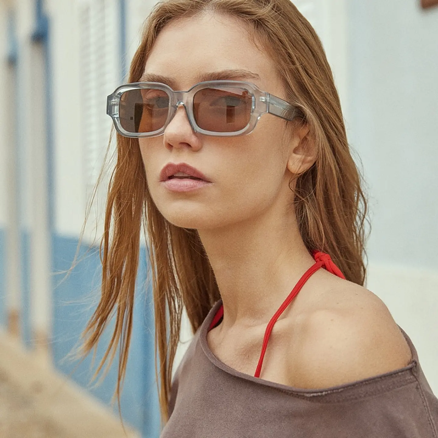 Lentes de Sol Hawkers Azure Grey Hazelnut HAZU26BWT0 - Talla 52mm   10
