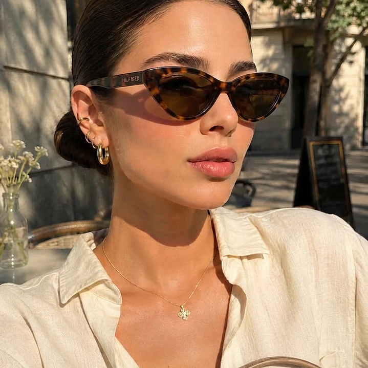 Lentes De Sol Tommy Hilfiger Outlook X60045 Mujer - Talla 53mm 6