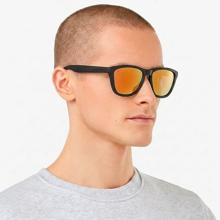 Lentes de Sol Hawkers One Naranja Espejado OTR31 - Talla 54mm 3