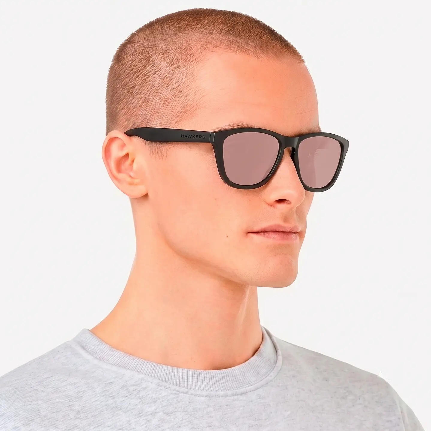 Lentes de Sol Hawkers One Negro Rosado OTR35 - Talla 54mm 2