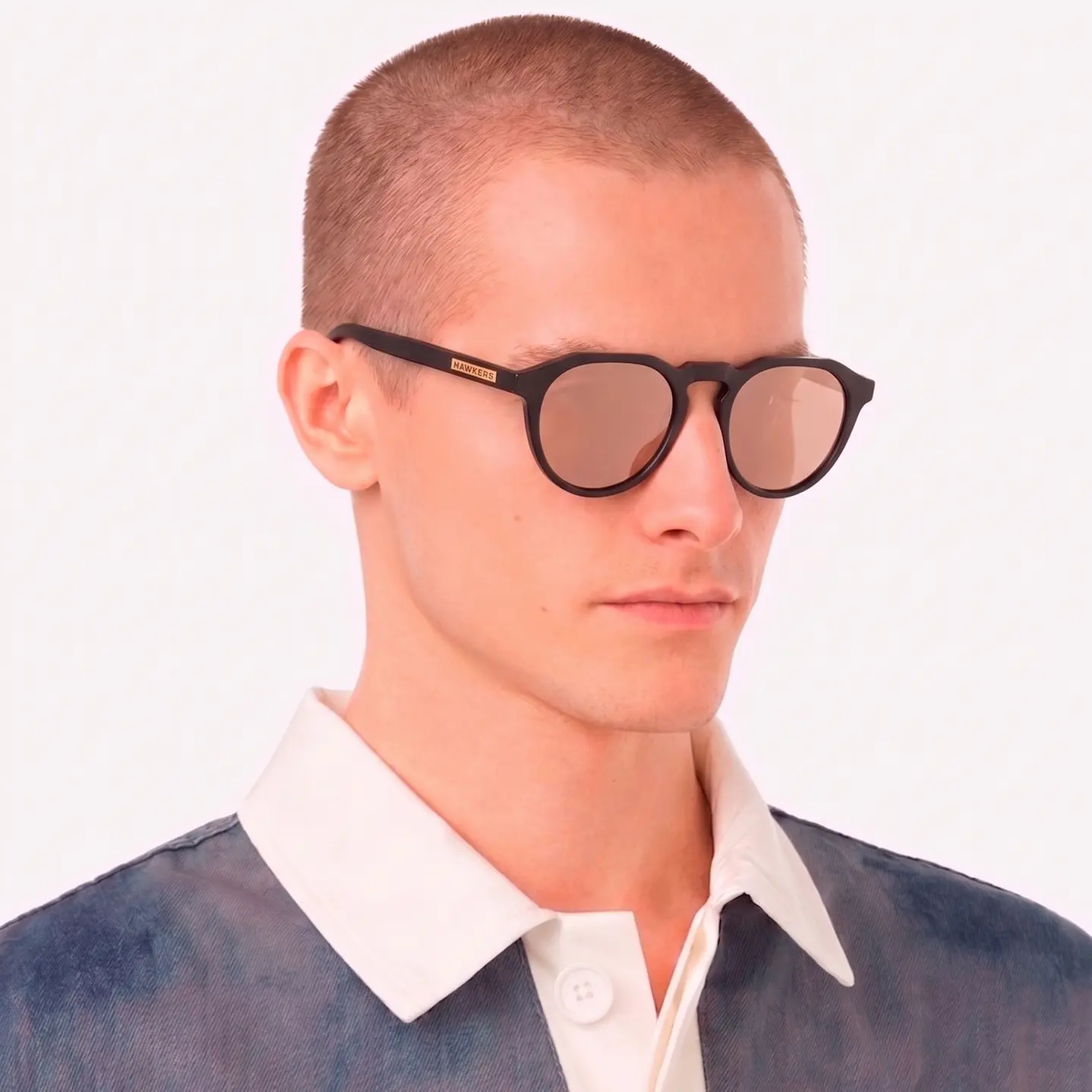 Lentes de Sol Hawkers Warwick Negro Rosado  WTR14 - Talla 51mm 3