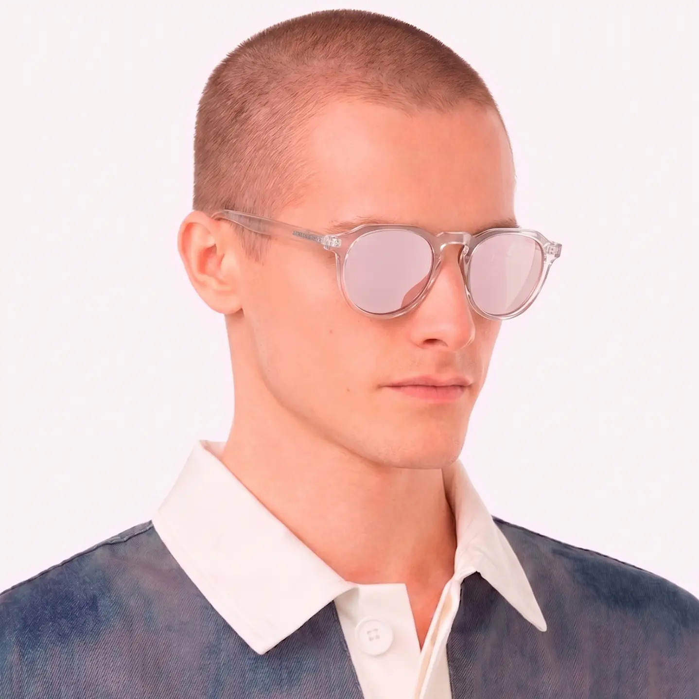 Lentes de Sol Hawkers Warwick Blanco Rosado W18TR15 - Talla 51mm 3