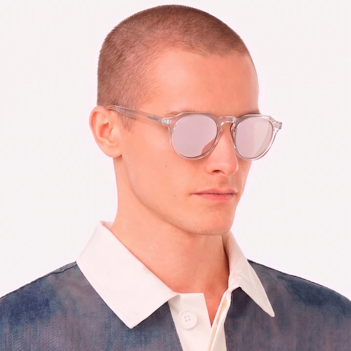 Lentes de Sol Hawkers Warwick Blanco Rosado W18TR15 - Talla 51mm 3