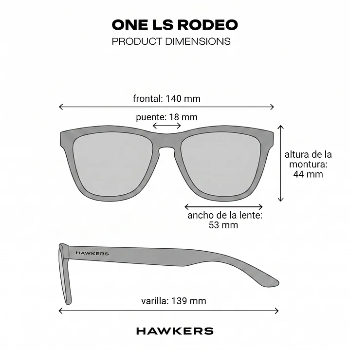 Lentes de Sol Polarizado One Ls Rodeo Black Chrome HOLR22BLTP - Talla 53mm 4