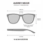 Lentes De Sol Polarizado Hawkers Audrey Neuve Black Grey HANE22BGTP - Talla 51mm - Miniatura 3