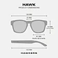 Lentes De Sol Polarizado Hawkers Hawk Silver Grey HHAW22SGMP - Talla 61mm - Miniatura 4