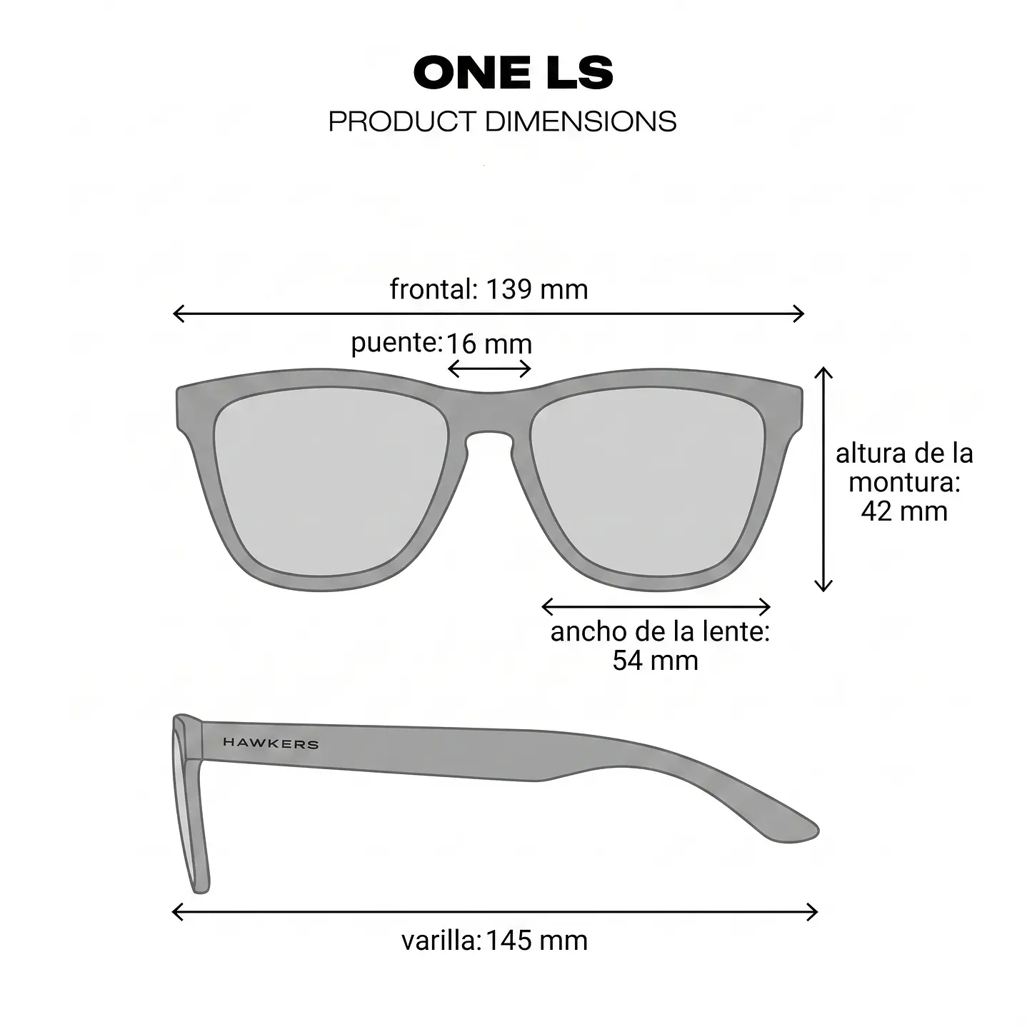 Lentes De Sol Hawkers X Pierre Gasly One Ls Black HOLS22BBTG - Talla 54mm 4