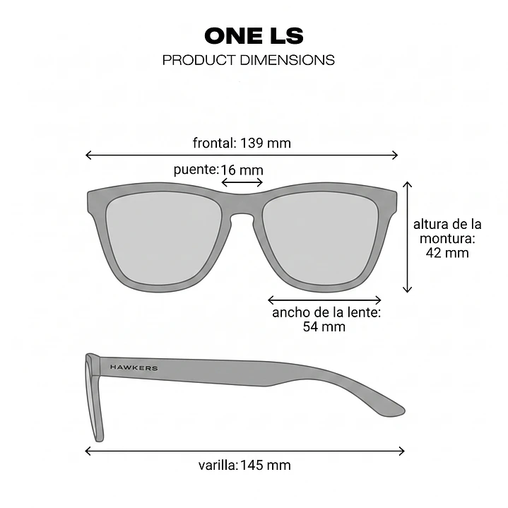 Lentes De Sol Hawkers X Pierre Gasly One Ls Black HOLS22BBTG - Talla 54mm 4