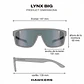 Lentes de Sol Deportivo Hawkers Lynx Big Teal Blue HLYB25ELT0 - Talla 151mm - Miniatura 4