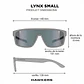 Lentes De Sol Deportivo Hawkers Lynx Small Black Smoke Flash HLYS25BGT0 - Talla 151mm - Miniatura 4