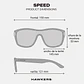 Lentes De Sol Deportivo Hawkers Speed Transparent Chrome HSPD24TST0 Unisex - Talla 145mm - Miniatura 4