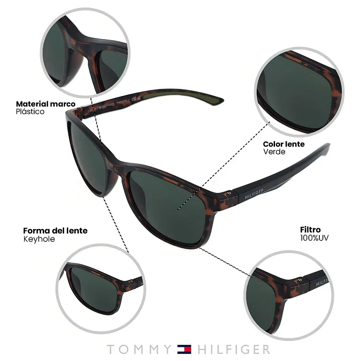 Lentes de Sol Tommy Hilfiger Outlook Hombre X67183 - Talla 53mm 4