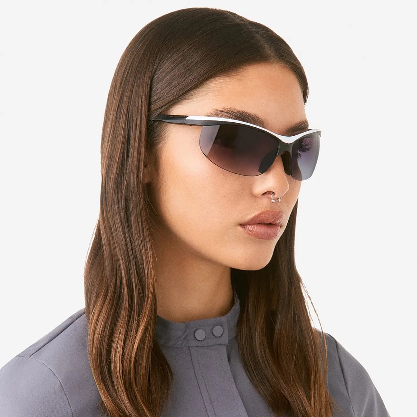 Lentes de Sol Deportivo Hawkers Radiante HRAD24HGT0 Blanco Negro -Talla 69mm 2