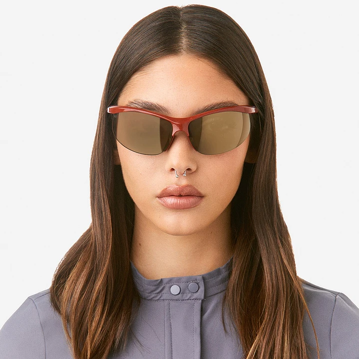 Lentes de Sol Deportivo Hawkers Radiante HRAD24RJT0 Rojo Beige - Talla 69mm 3