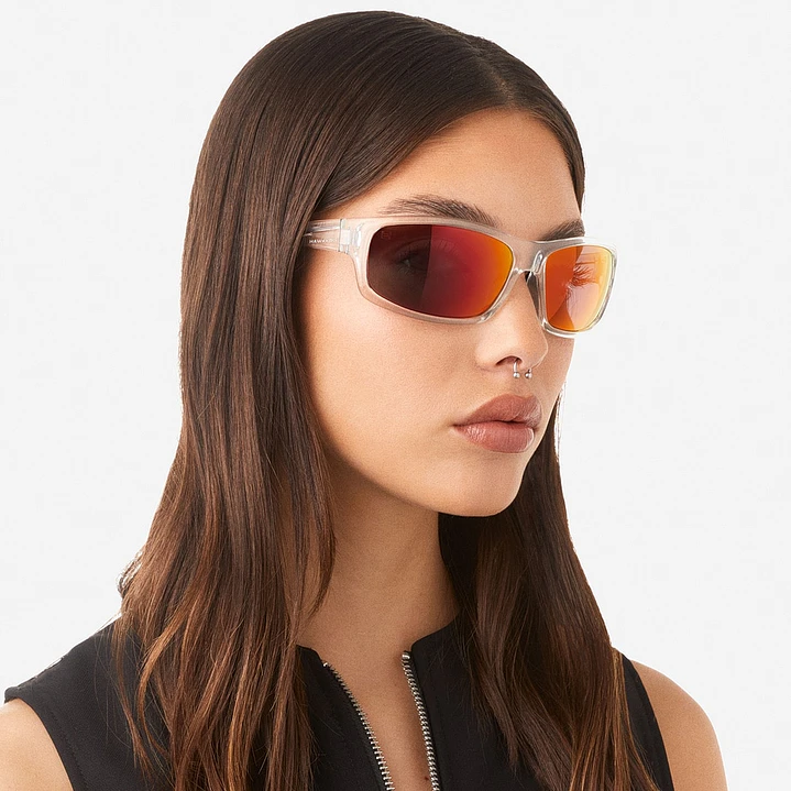 Lentes de Sol Hawkers Boost HBOO24TRT0 Rojo Transparente - Talla 64mm 2