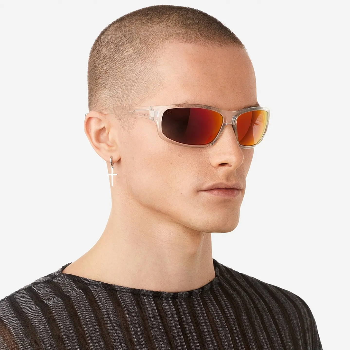 Lentes de Sol Hawkers Boost HBOO24TRT0 Rojo Transparente - Talla 64mm 3