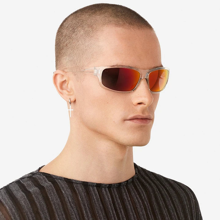 Lentes de Sol Hawkers Boost HBOO24TRT0 Rojo Transparente - Talla 64mm 3