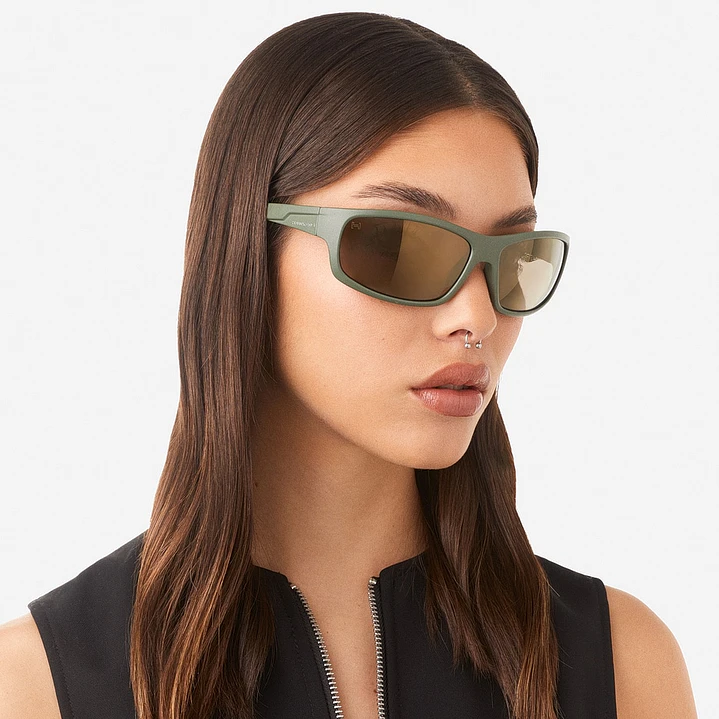 Lentes de Sol Hawkers Boost HBOO24EJT0 Metalico Beige - Talla 64mm 2