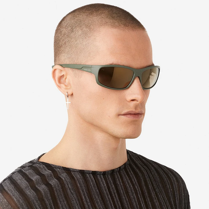 Lentes de Sol Hawkers Boost HBOO24EJT0 Metalico Beige - Talla 64mm 3