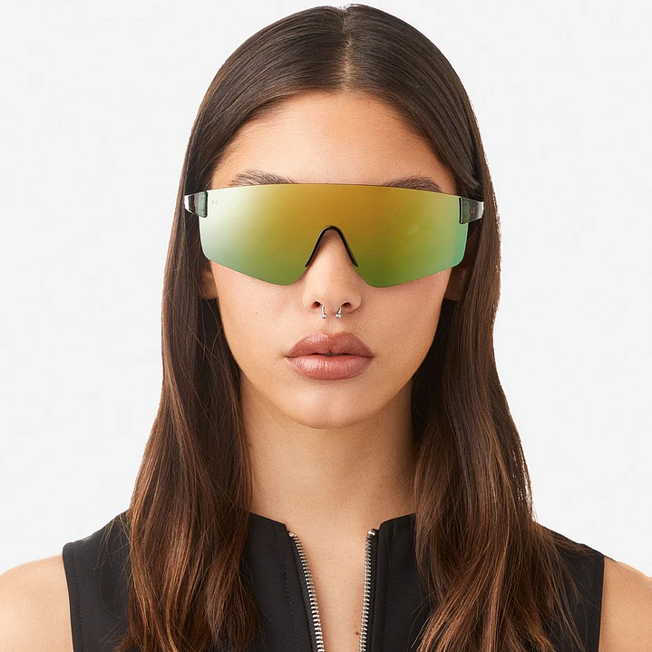 Lentes de Sol Deportivo Hawkers Aero HAER24EYT0 Verde Amarillo - Talla 135mm 2