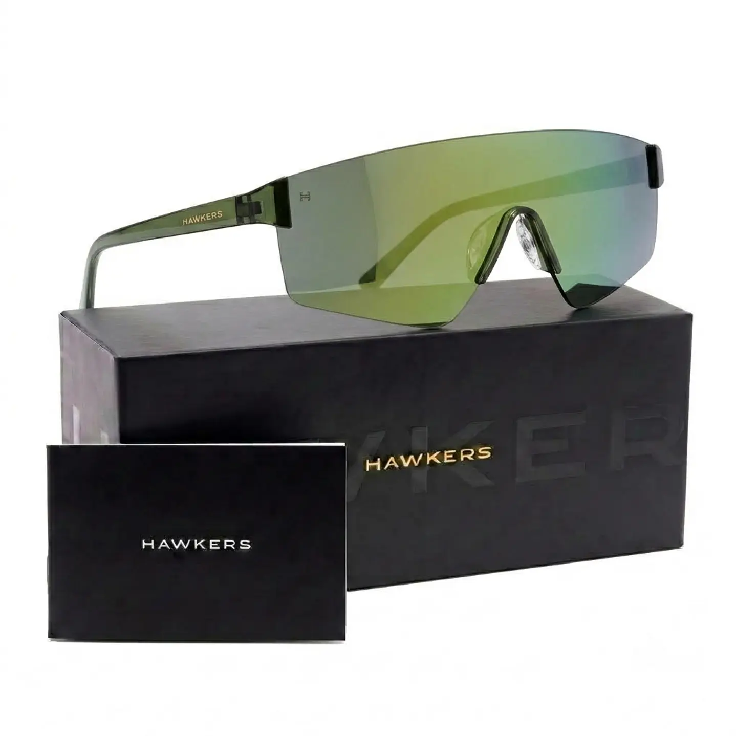 Lentes de Sol Deportivo Hawkers Aero HAER24EYT0 Verde Amarillo - Talla 135mm 1