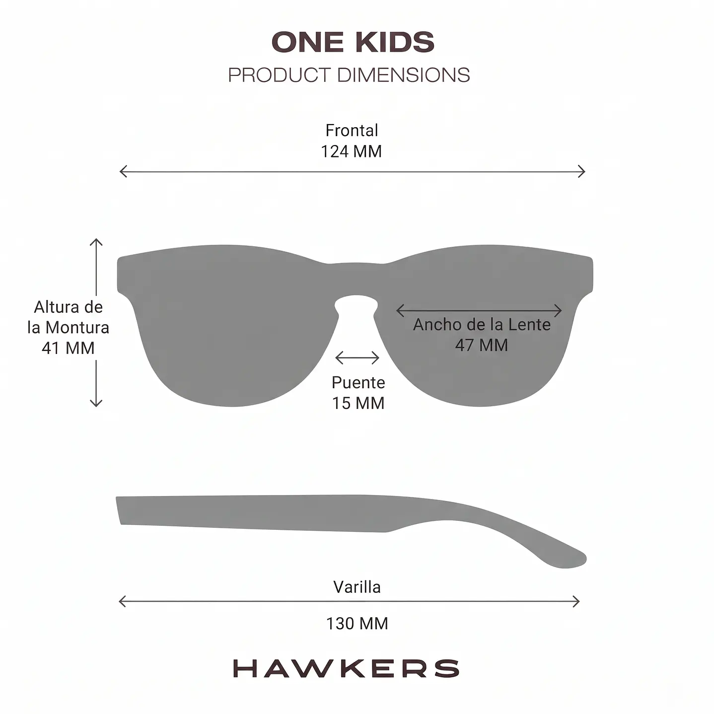 Lentes de Sol Hawkers One Kids OHKTR12 Verde - Talla 47mm 2