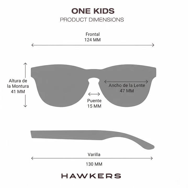 Lentes de Sol Hawkers One Kids OHKTR12 Verde - Talla 47mm 2