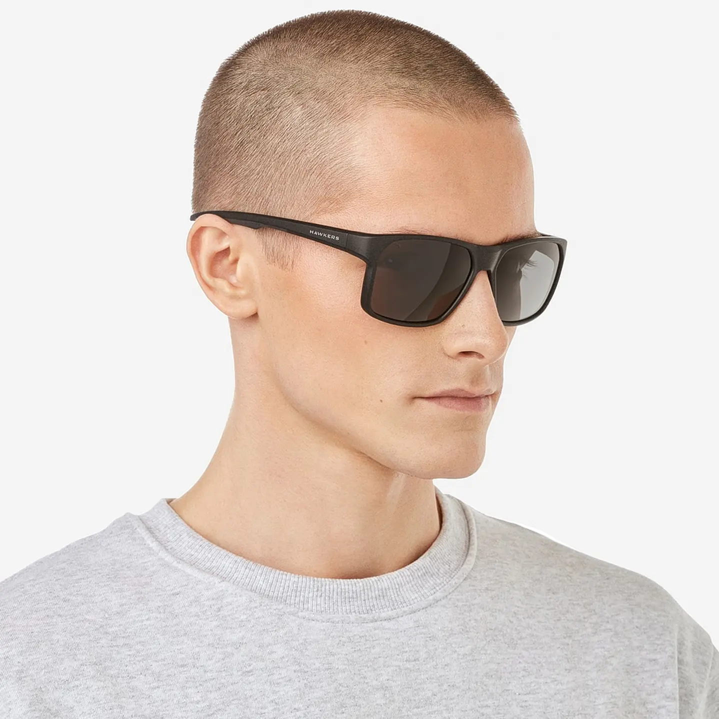 Lentes de Sol Polarizado Hawkers Track HTRA23BBTP Negro - Talla 57mm 2