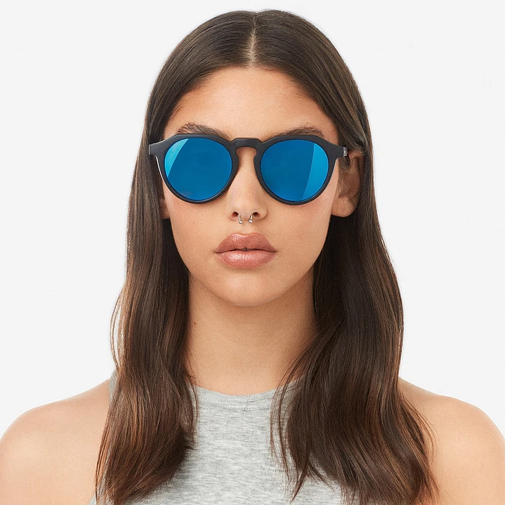 Lentes de Sol Polarizado Hawkers Warwick Raw HWRA21BLTP Azul - Talla 51mm 3