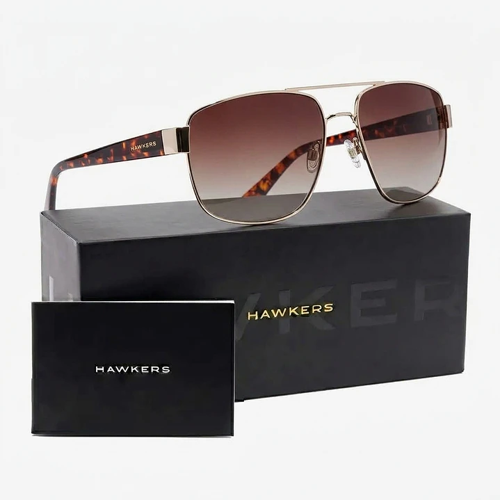 Lentes de Sol Polarizado Hawkers Falcon HFAL22DWMP Marrón - Talla 58mm 1