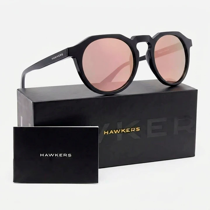 Lentes de Sol Polarizado Hawkers Warwick Raw HWRA21BKTP Rosa - Talla 51mm 1