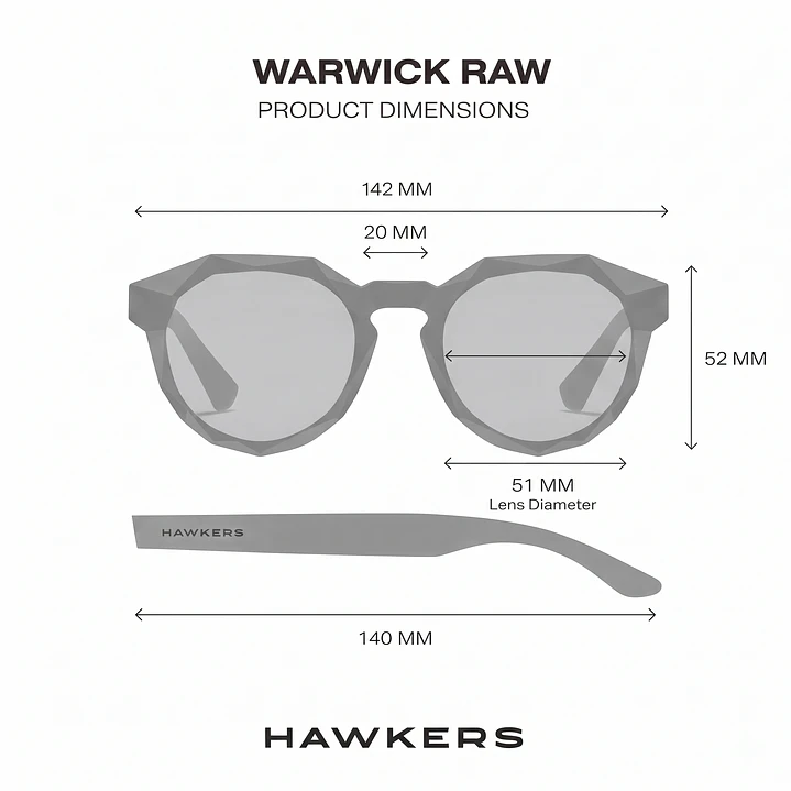 Lentes de Sol Warwick Raw Black Joker HWRA22BPT0 - Talla 51mm 4